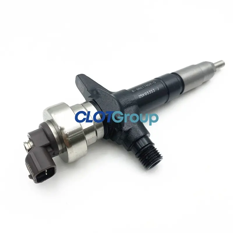 حاقن وقود دينسو لمحرك إيسوزو 4JJ1 للشاحنات D-MAX، رقم القطعة DCRI106980 8-98011604-1 8-98011604-0